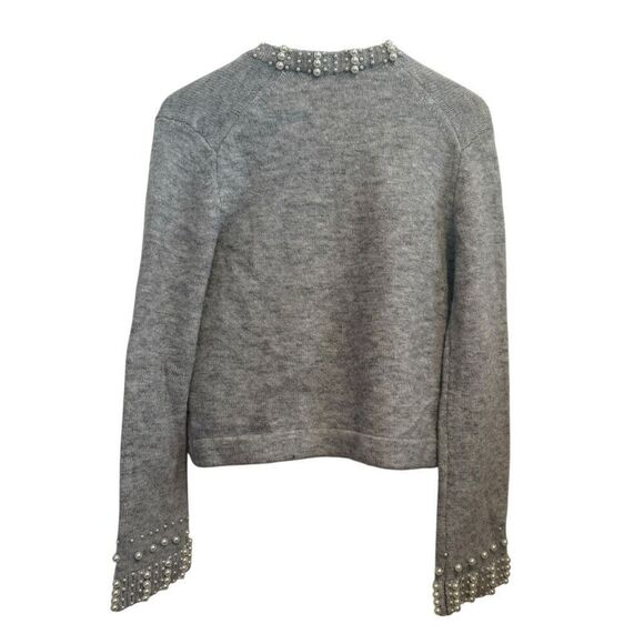Maje Pearl Mohair Blend Cardigan Size 1 Small - Picture 5 of 9